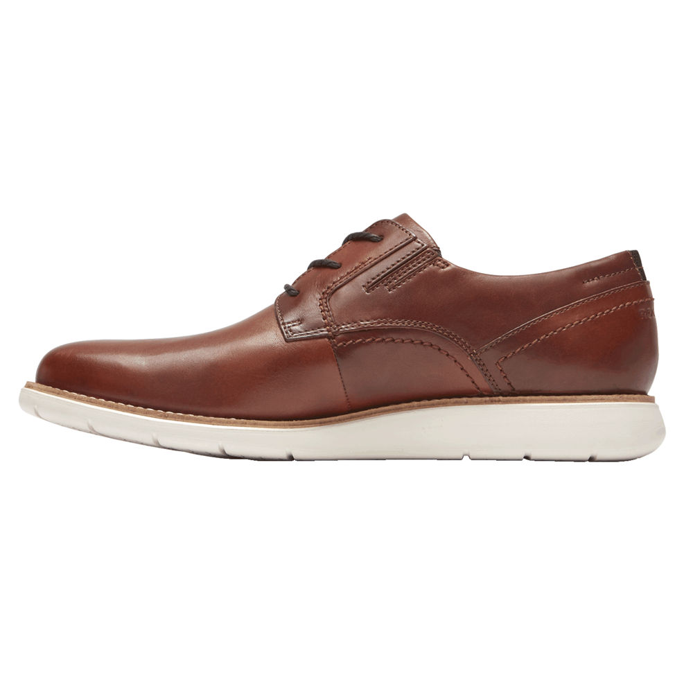 Sapatos Sociais Rockport Homem Marrom - Total Motion Sport Plain Toe - 79325RMUY